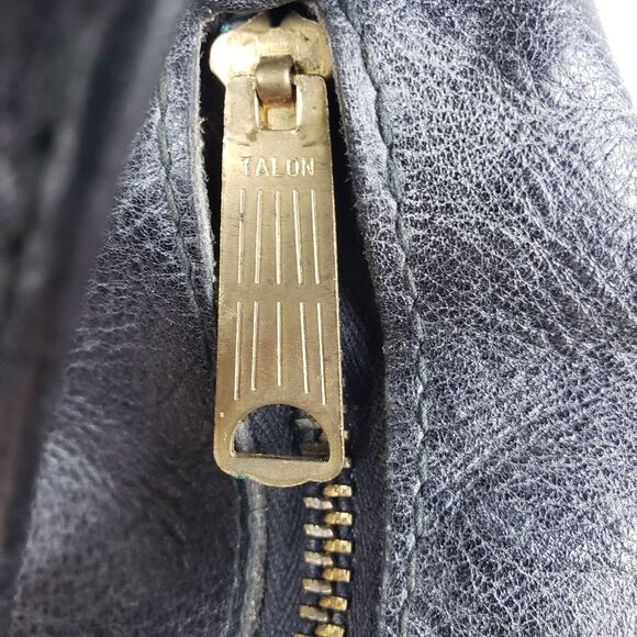 Women's Vintage Black Leather Purse - Picture 12 of 12